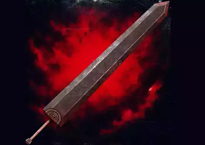 BERSERK SWORD DRAGONSLAYER Fan Art 3D Print Model 3D print model