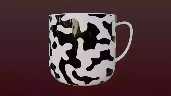 Cow Print Mug