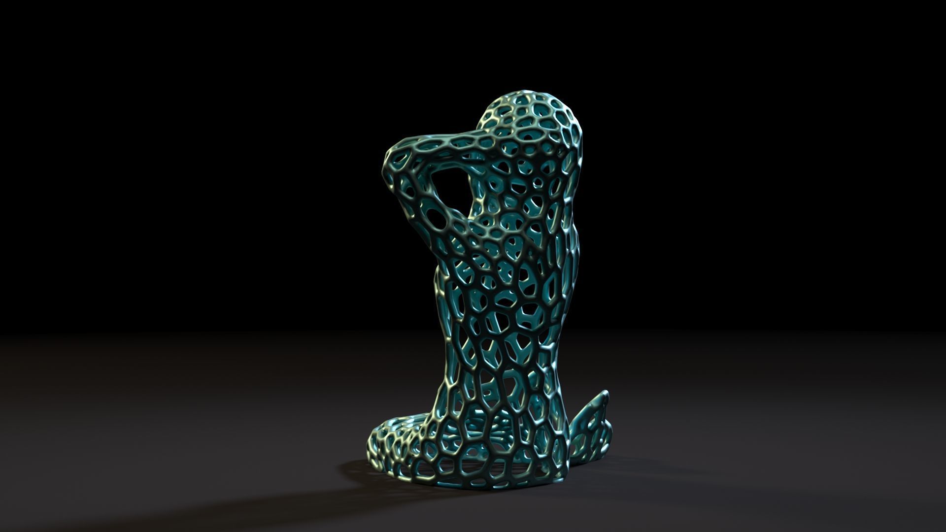 Mermaid 3D print model_3
