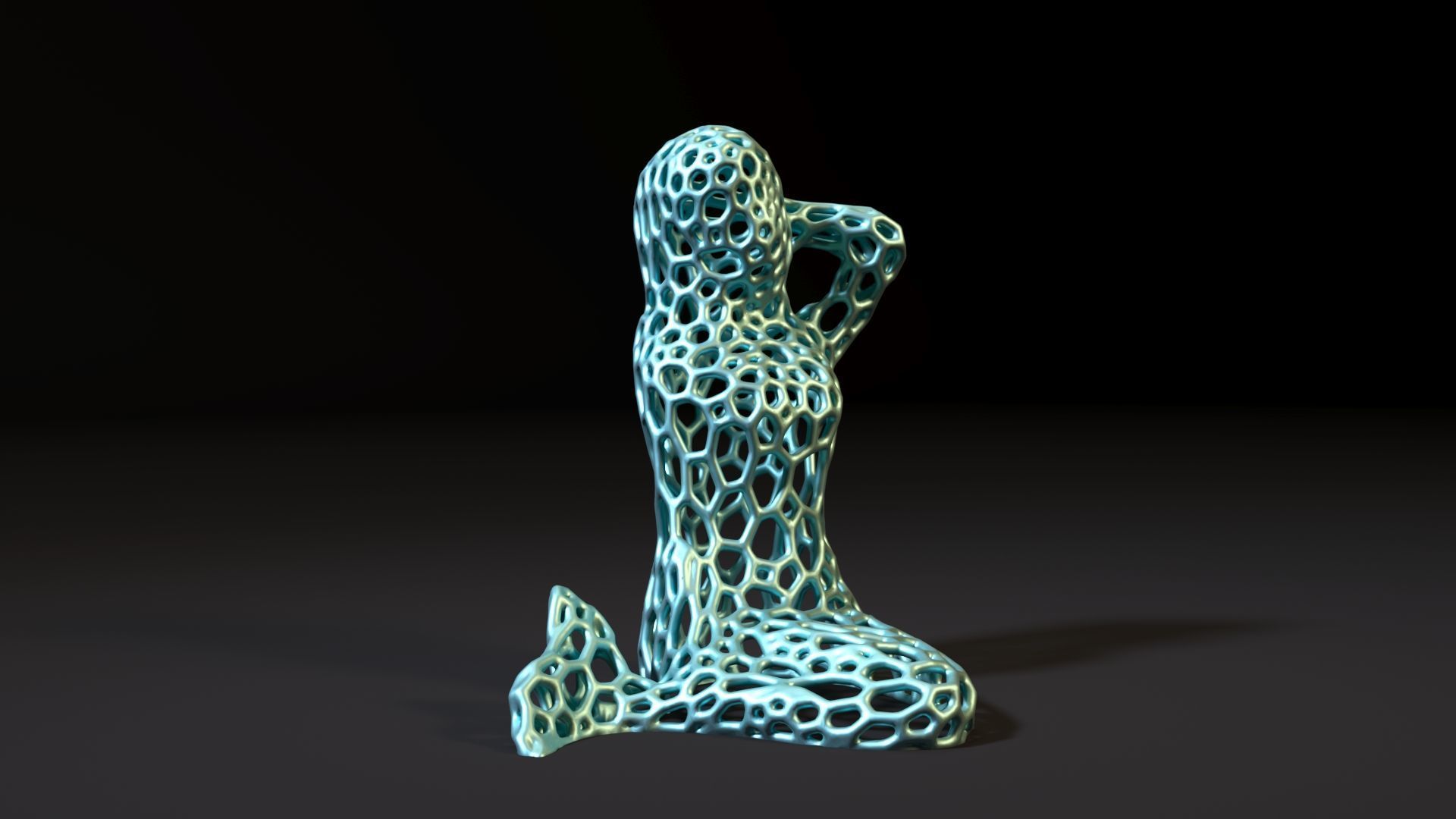 Mermaid 3D print model_7