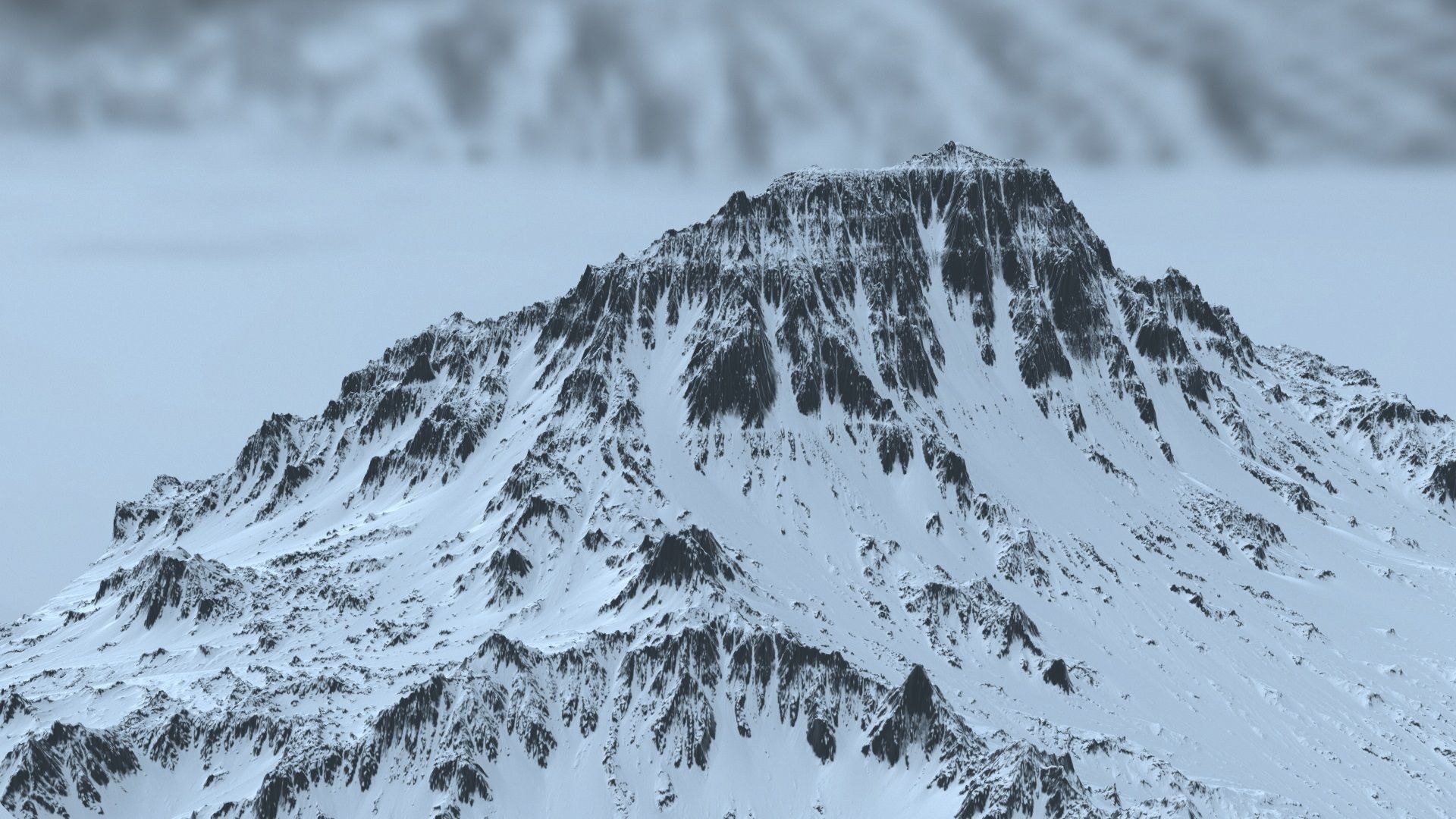 Snow Mountain 3D model_17