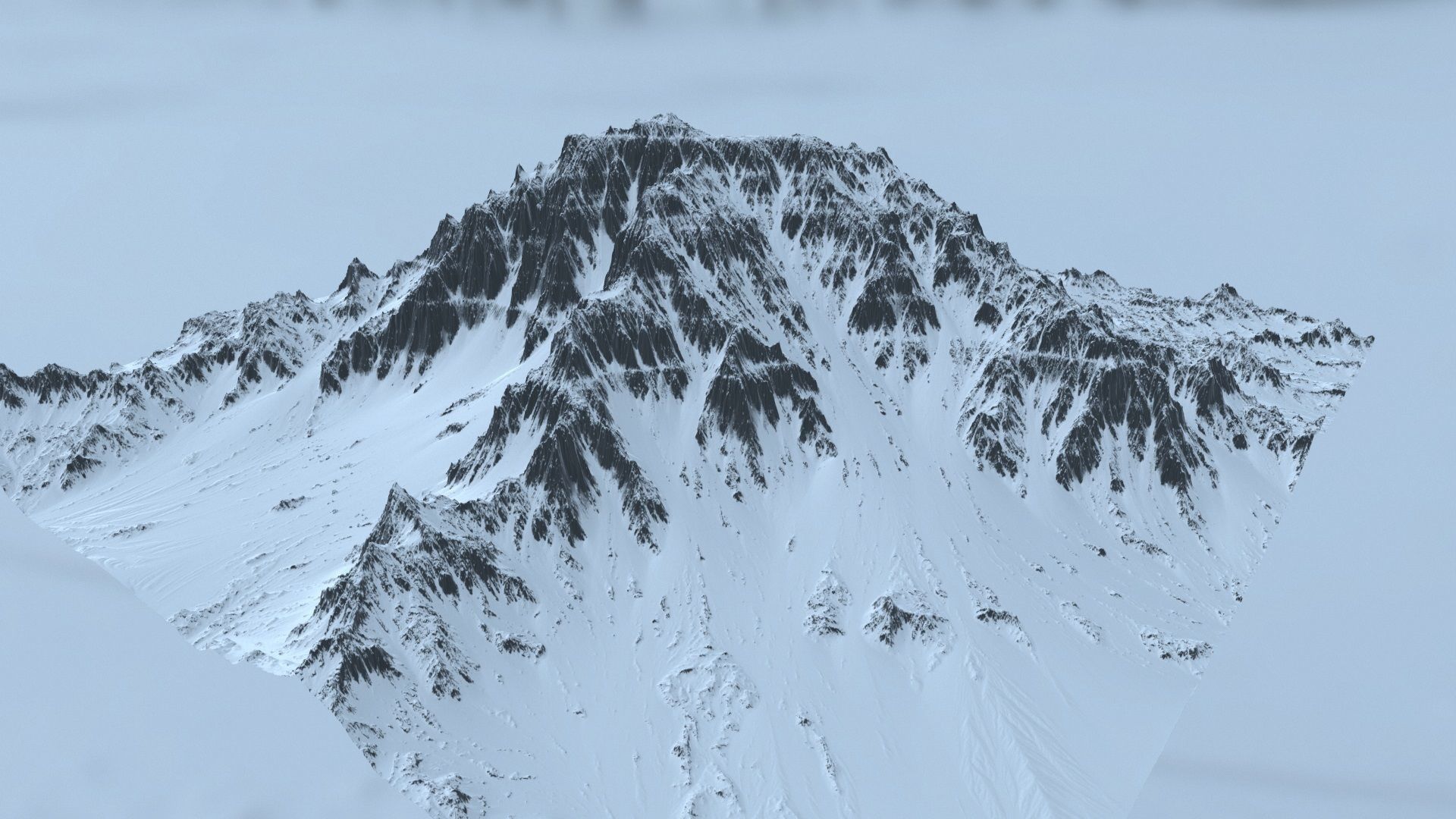 Snow Mountain 3D model_7