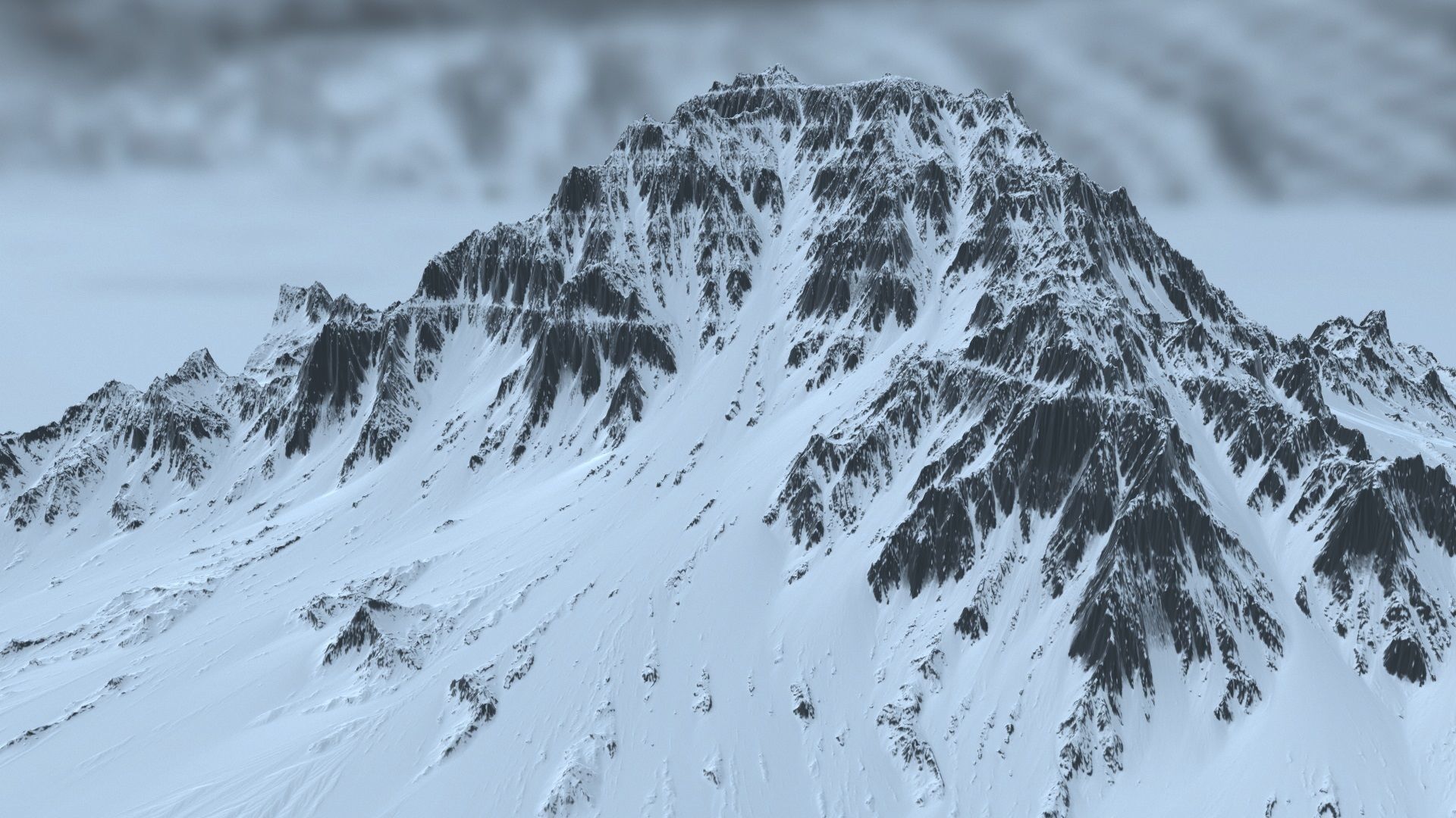 Snow Mountain 3D model_18