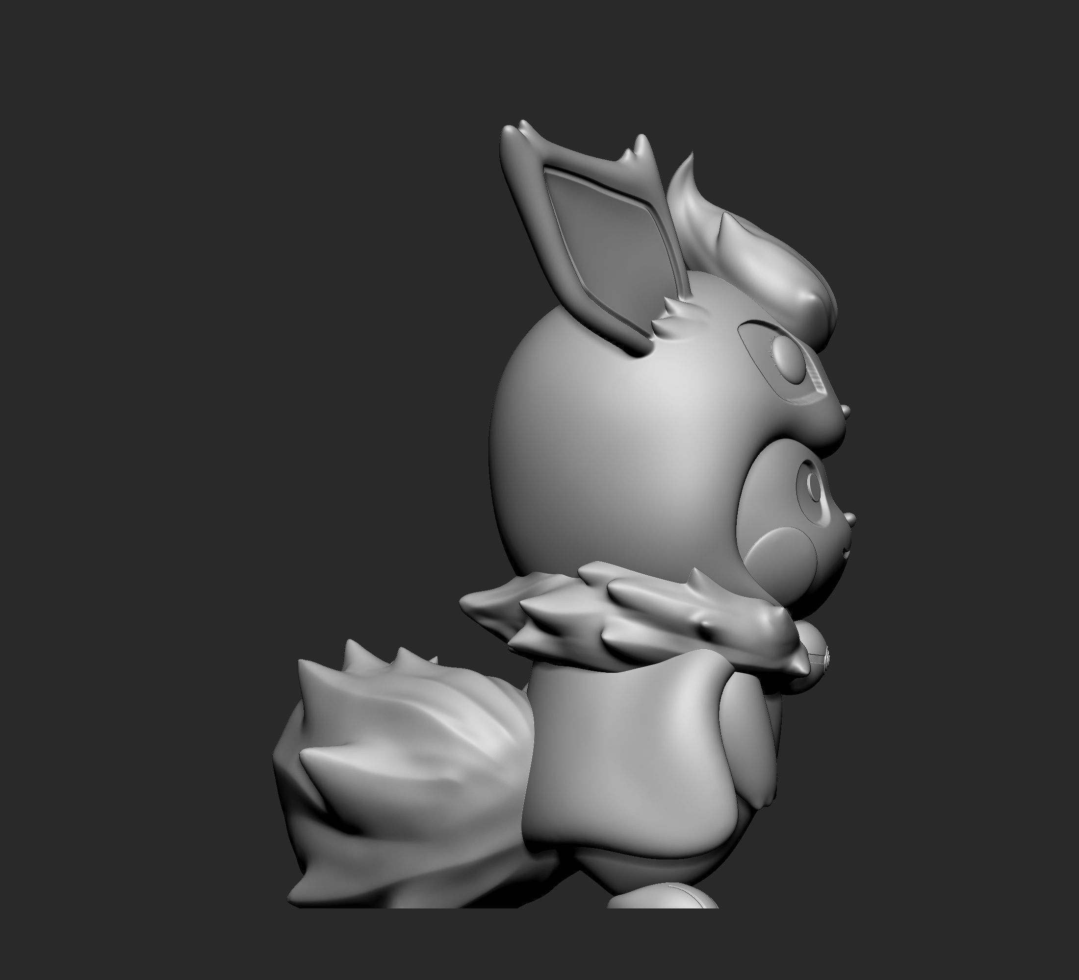 Pokemon - Pikachu Flareon Cosplay New Version 3D print model_7