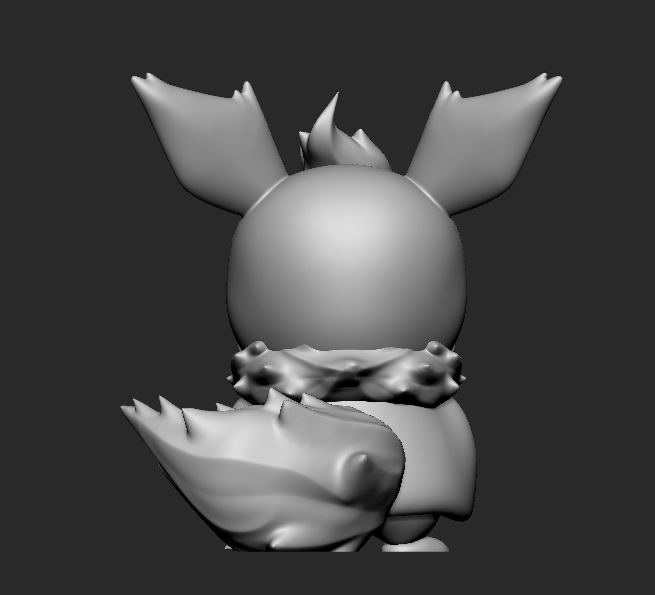 Pokemon - Pikachu Flareon Cosplay New Version 3D print model_6