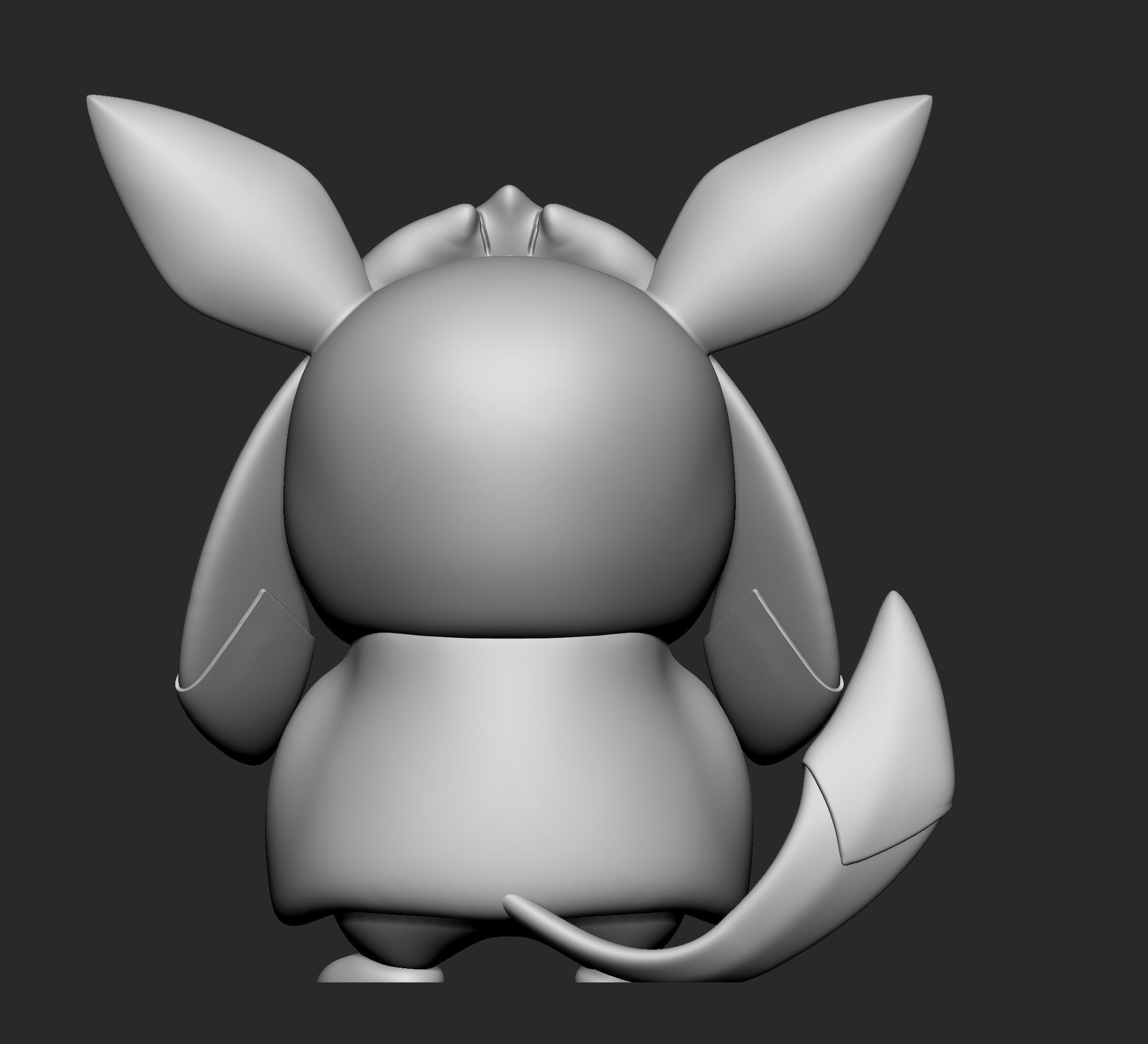 Pokemon - Pikachu Glaceon Cosplay New Version 3D print model_6