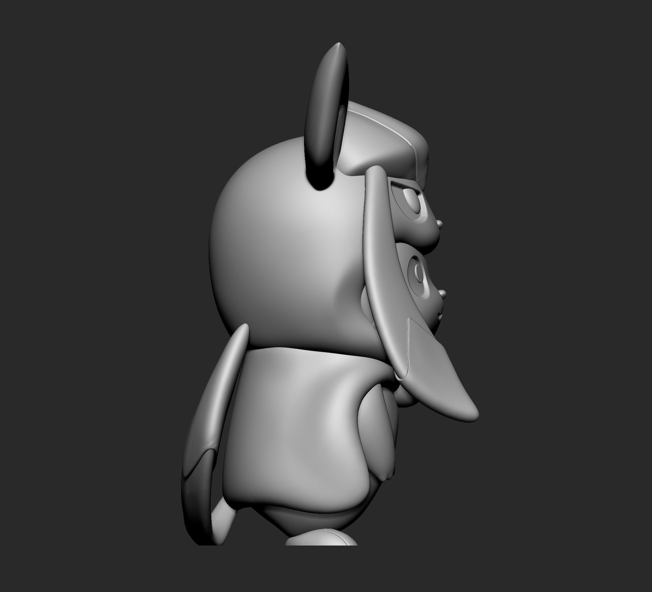 Pokemon - Pikachu Glaceon Cosplay New Version 3D print model_7