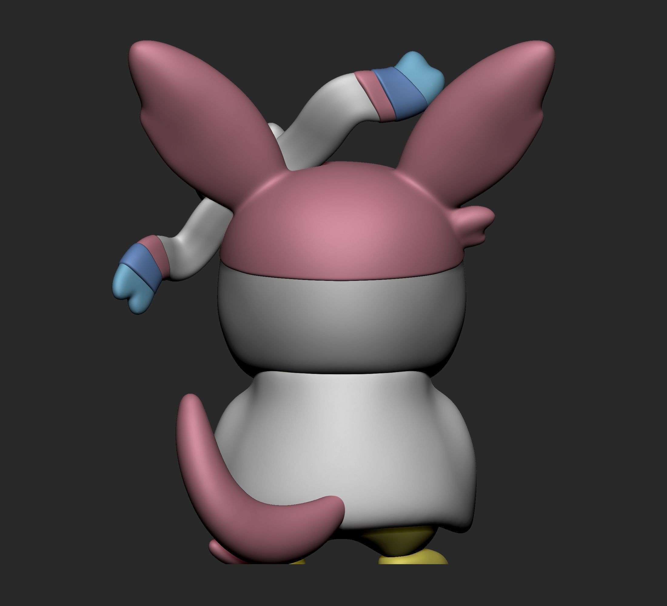 Pokemon - Pikachu Eeveelutions Cosplay New Version 3D print model_34