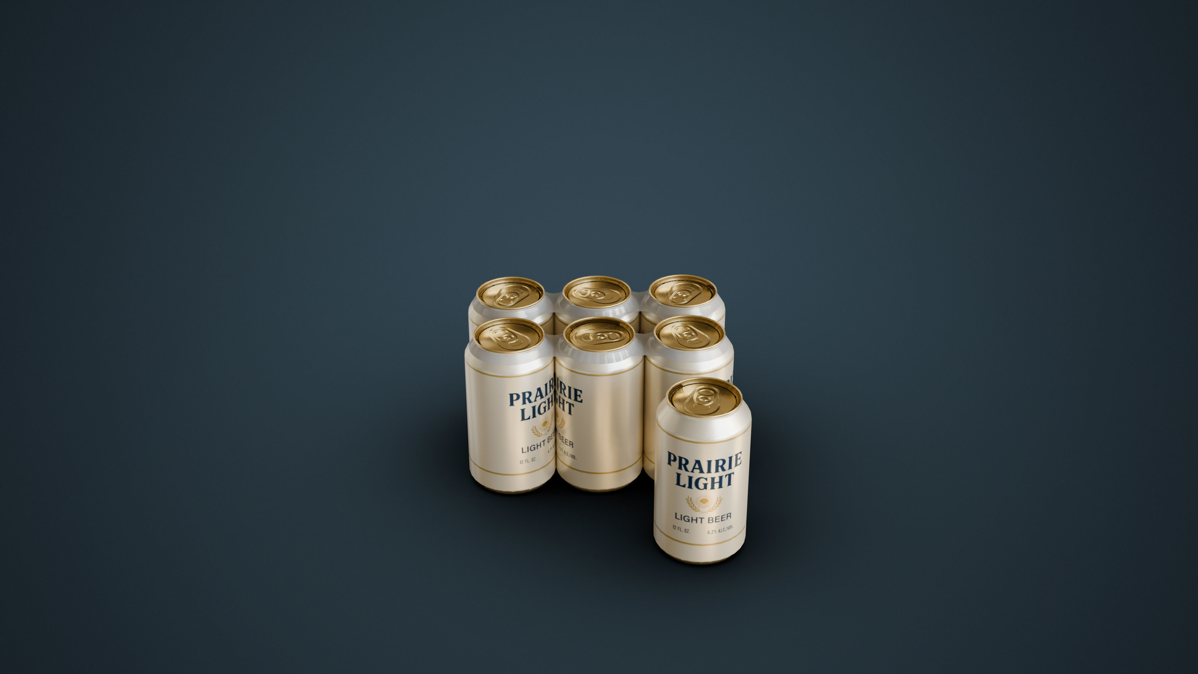 Cooler and Beers Low-poly 3D model_15
