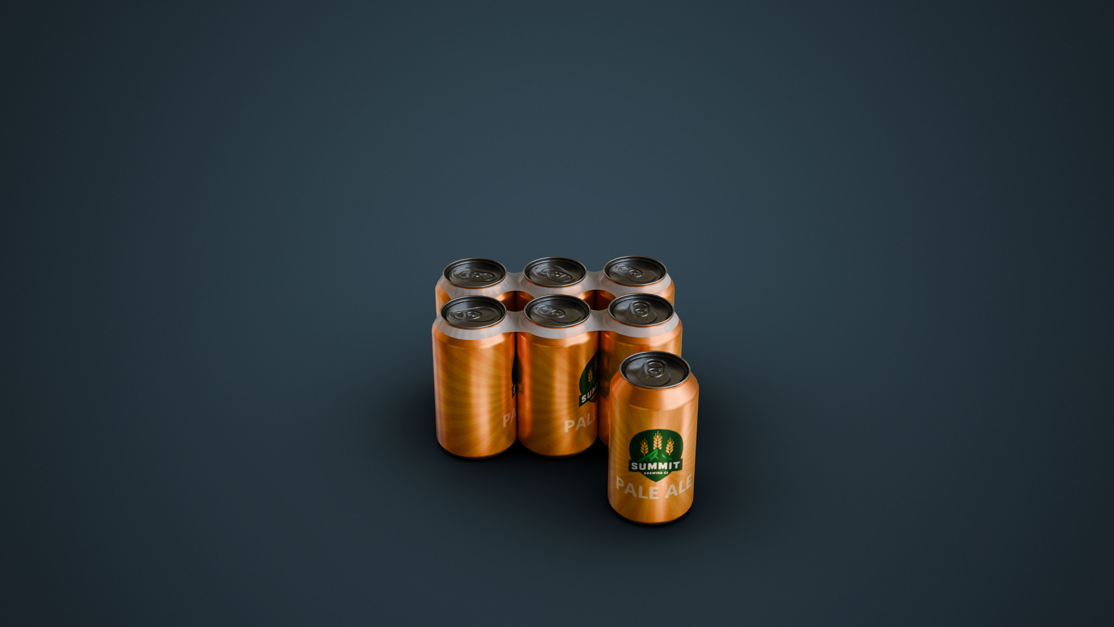 Cooler and Beers Low-poly 3D model_14