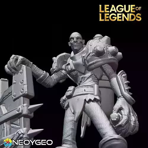 SINGED - LEAGUE OF LEGENDS 3D print model