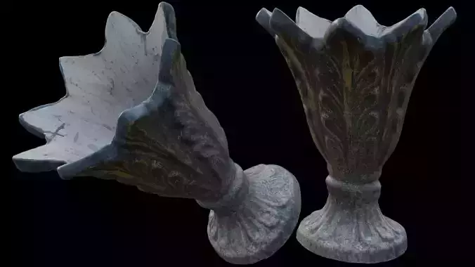  Decorative Concrete Planter Scan