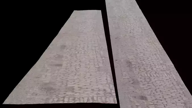  Old Dirt Road with Bricks Scan