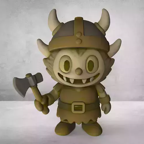 Labubu vikings figure 7of7 pack