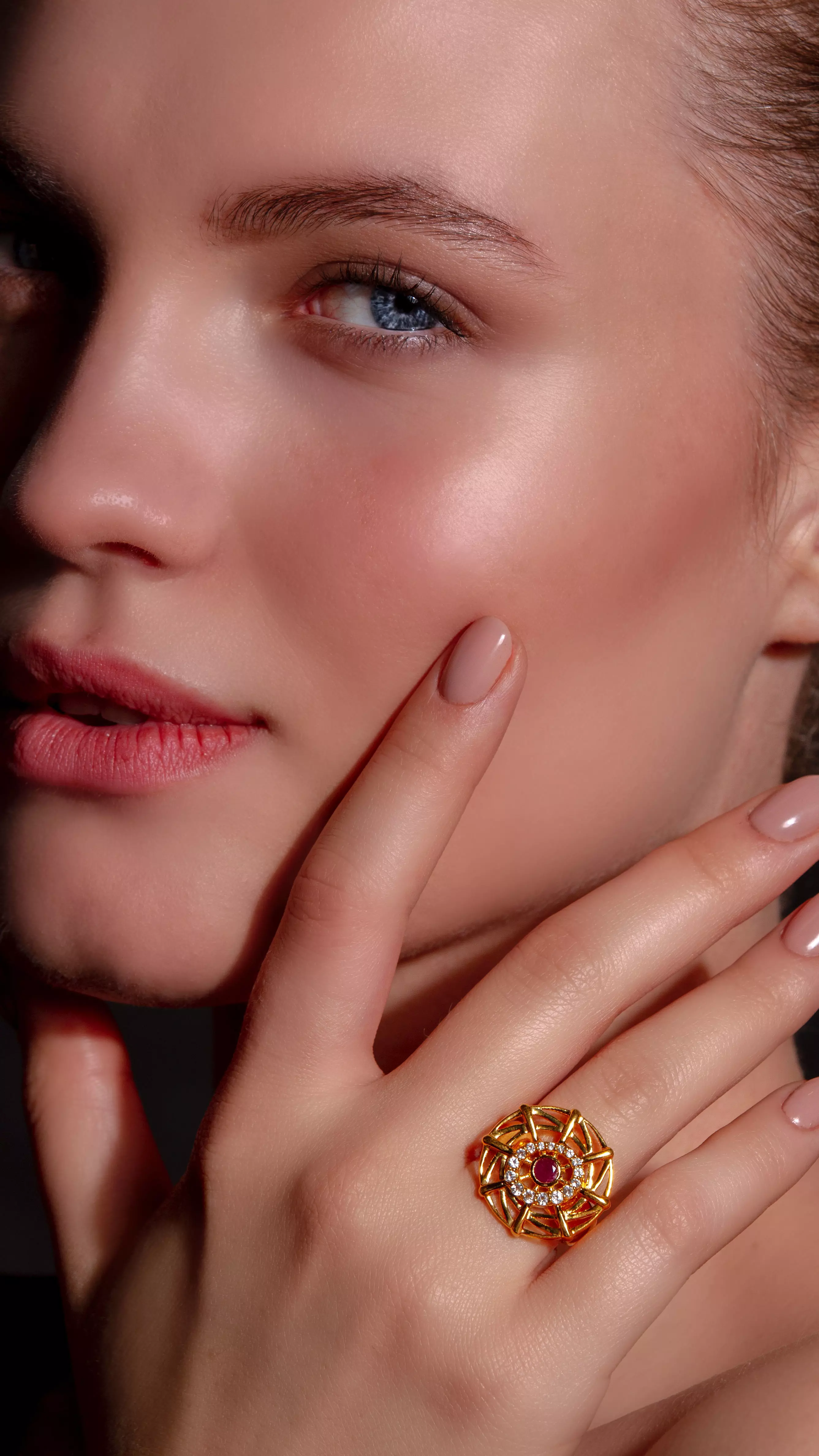 Modern Geometric Ring Design 3D print model_0