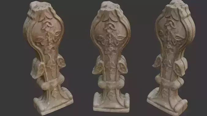  Decorative Stone Baluster Scan