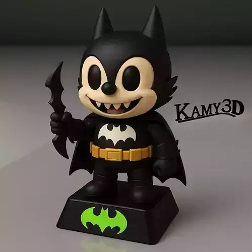 two labubu batman pack with customize 