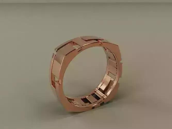 Square ring with rounded corners