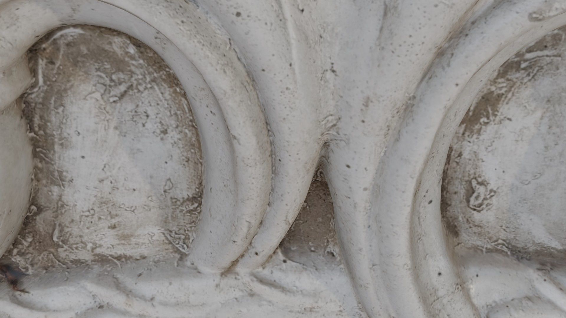 Baroque Scroll Ornament Scan Low-poly 3D model_7