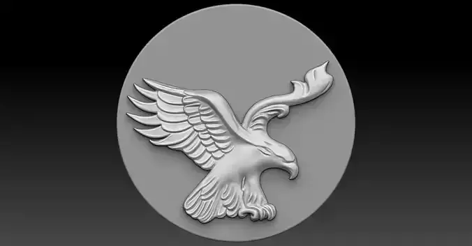 11 Eagle CNC Relief Model