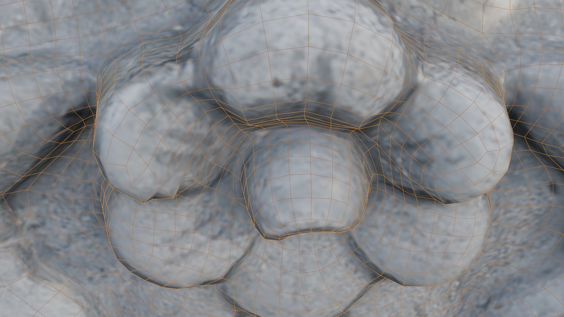 Floral Arch Ornament Scan Low-poly 3D model_6