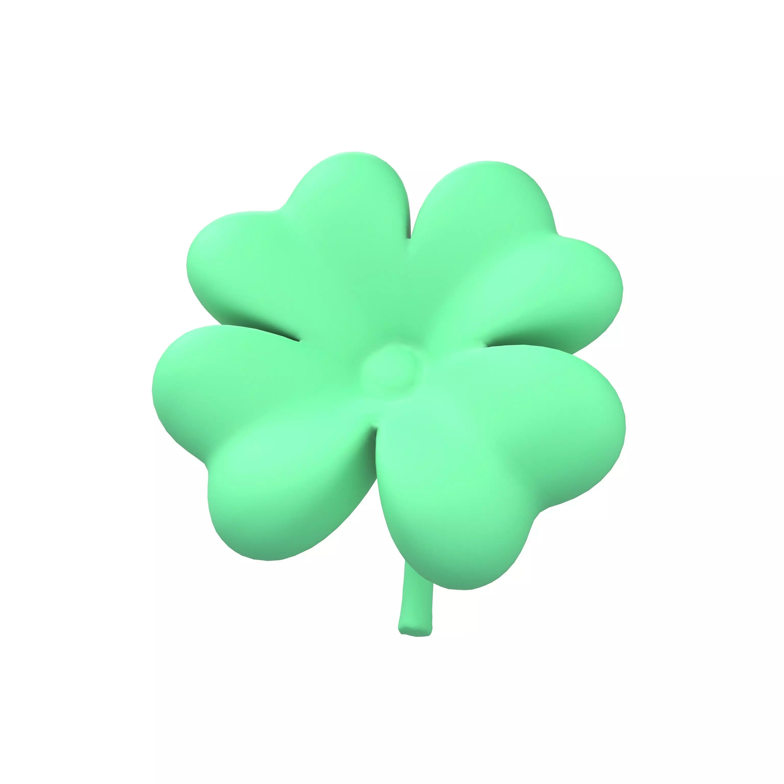 Clover v1 001 Low-poly 3D model_0