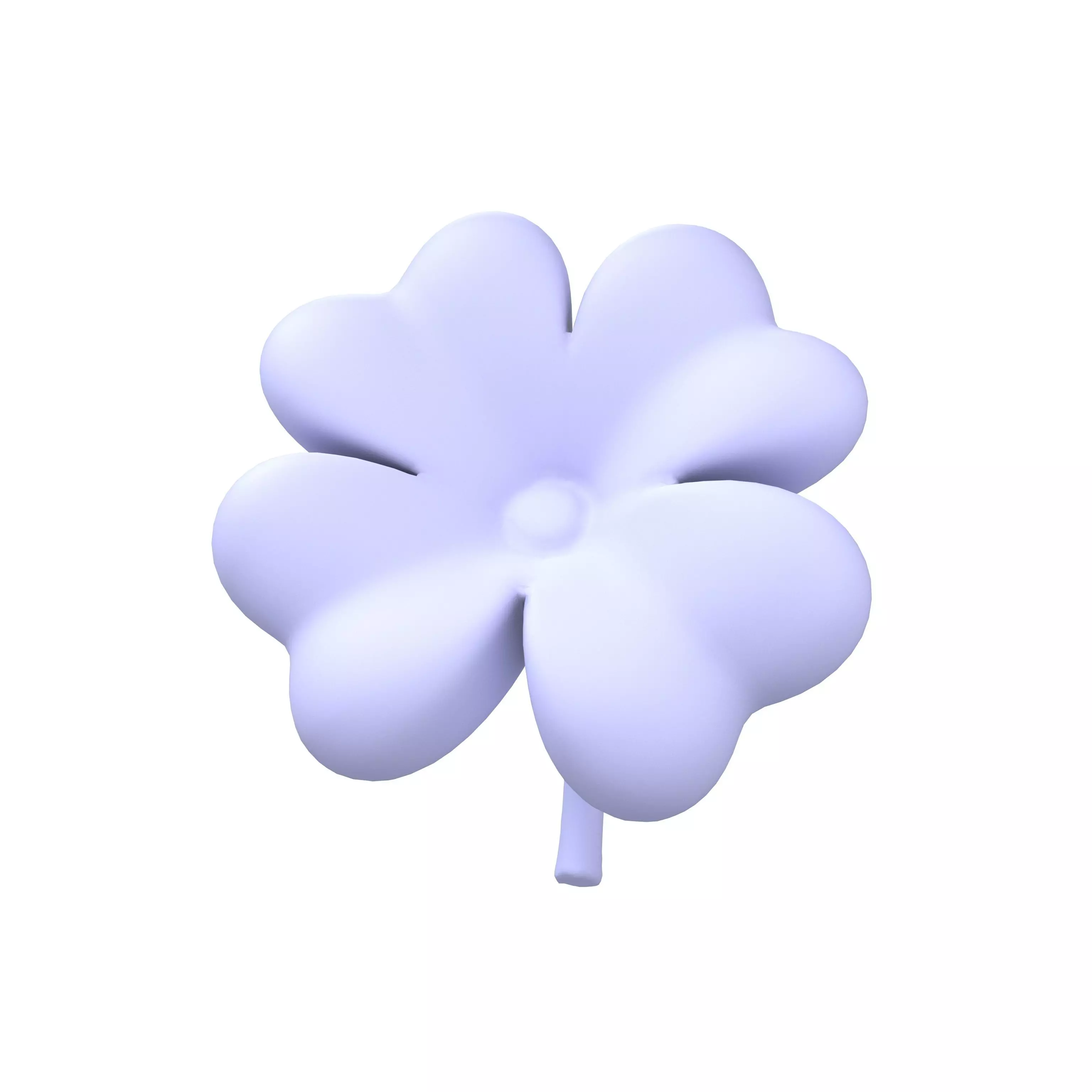 Clover v1 003 Low-poly 3D model_0