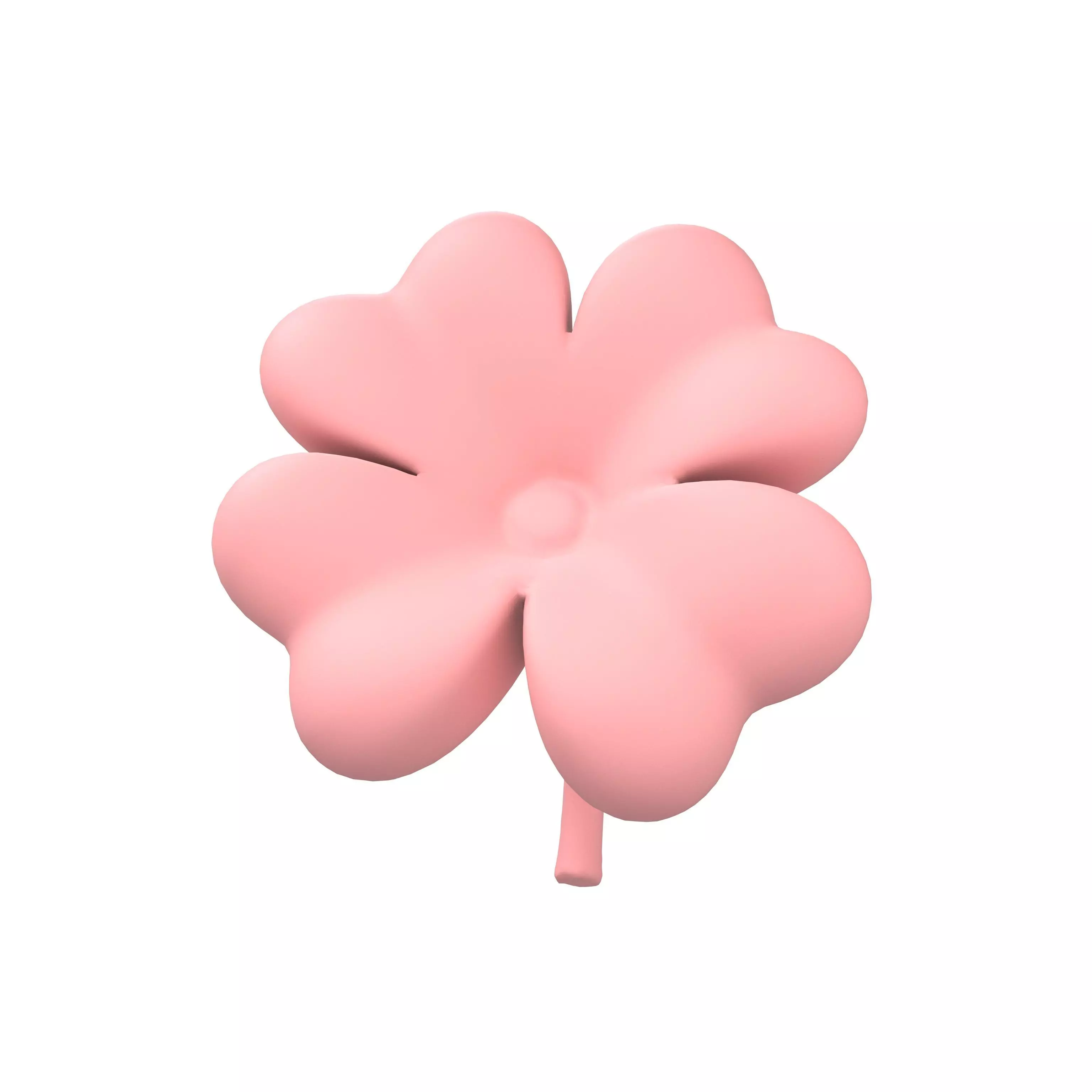 Clover v1 004 Low-poly 3D model