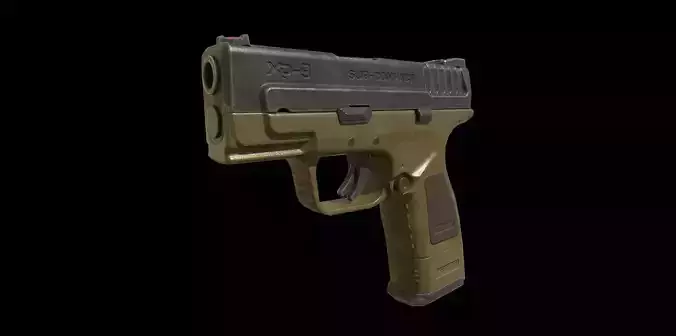 XD9 Sub Compact Low-Poly