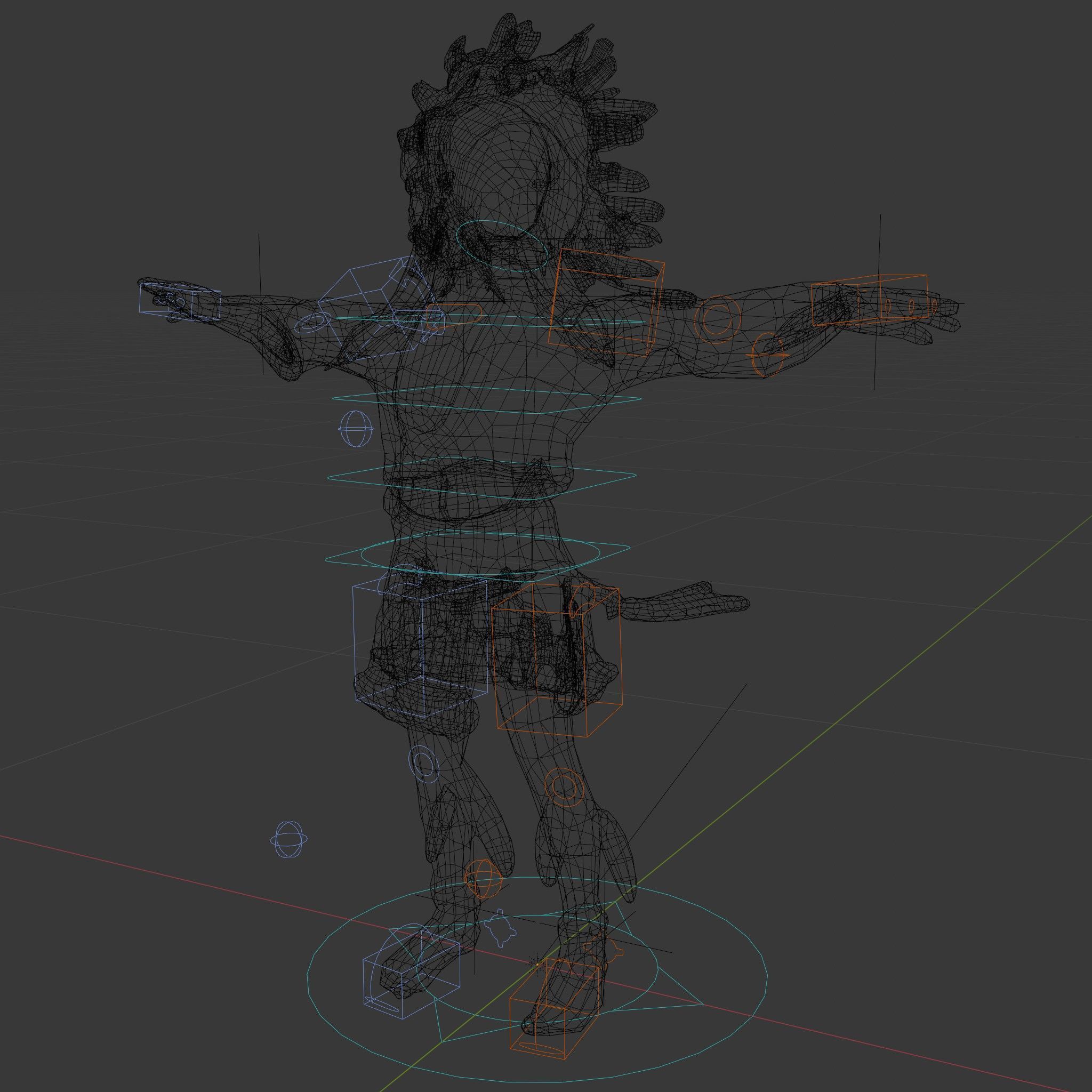 Native American Inspired Child Character Model Rigged and Ani... Low-poly 3D model_29