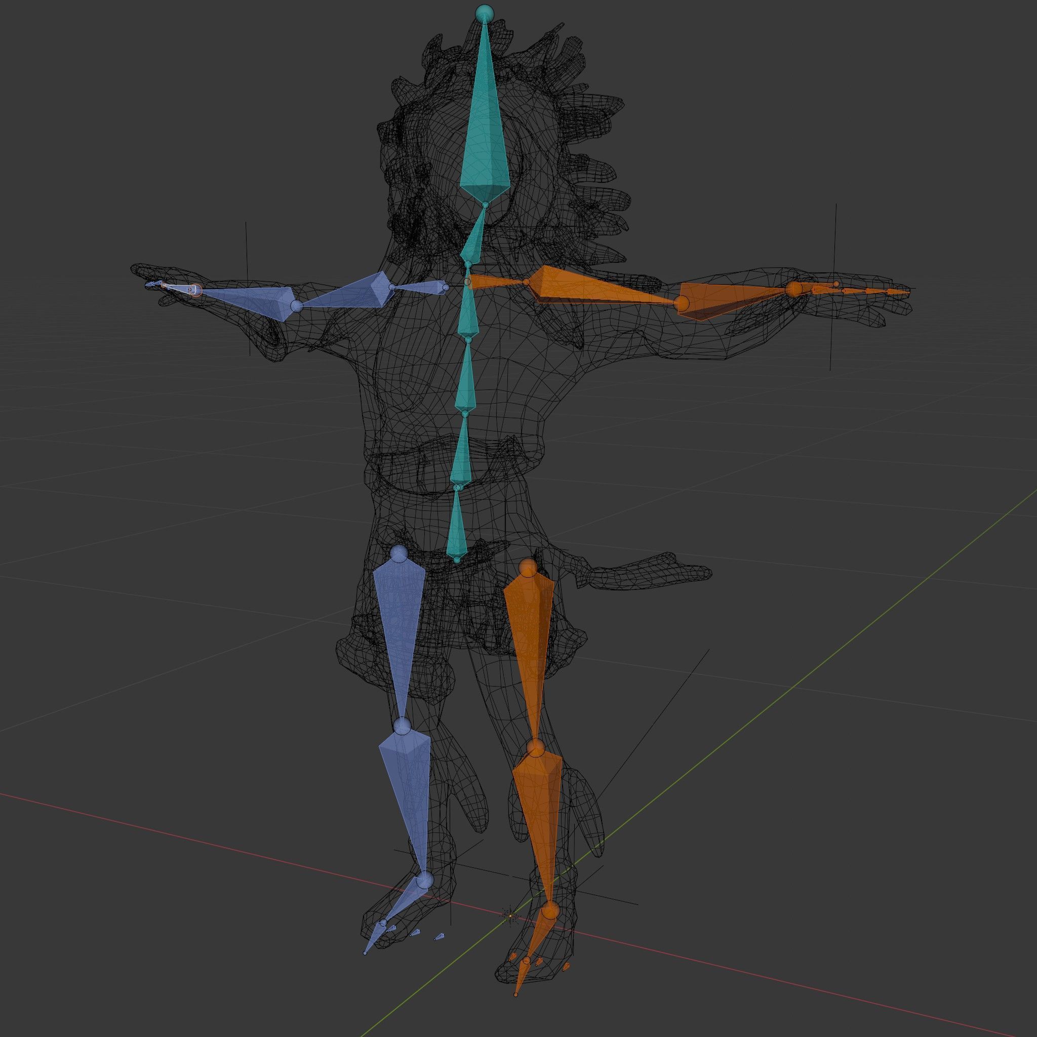 Native American Inspired Child Character Model Rigged and Ani... Low-poly 3D model_23