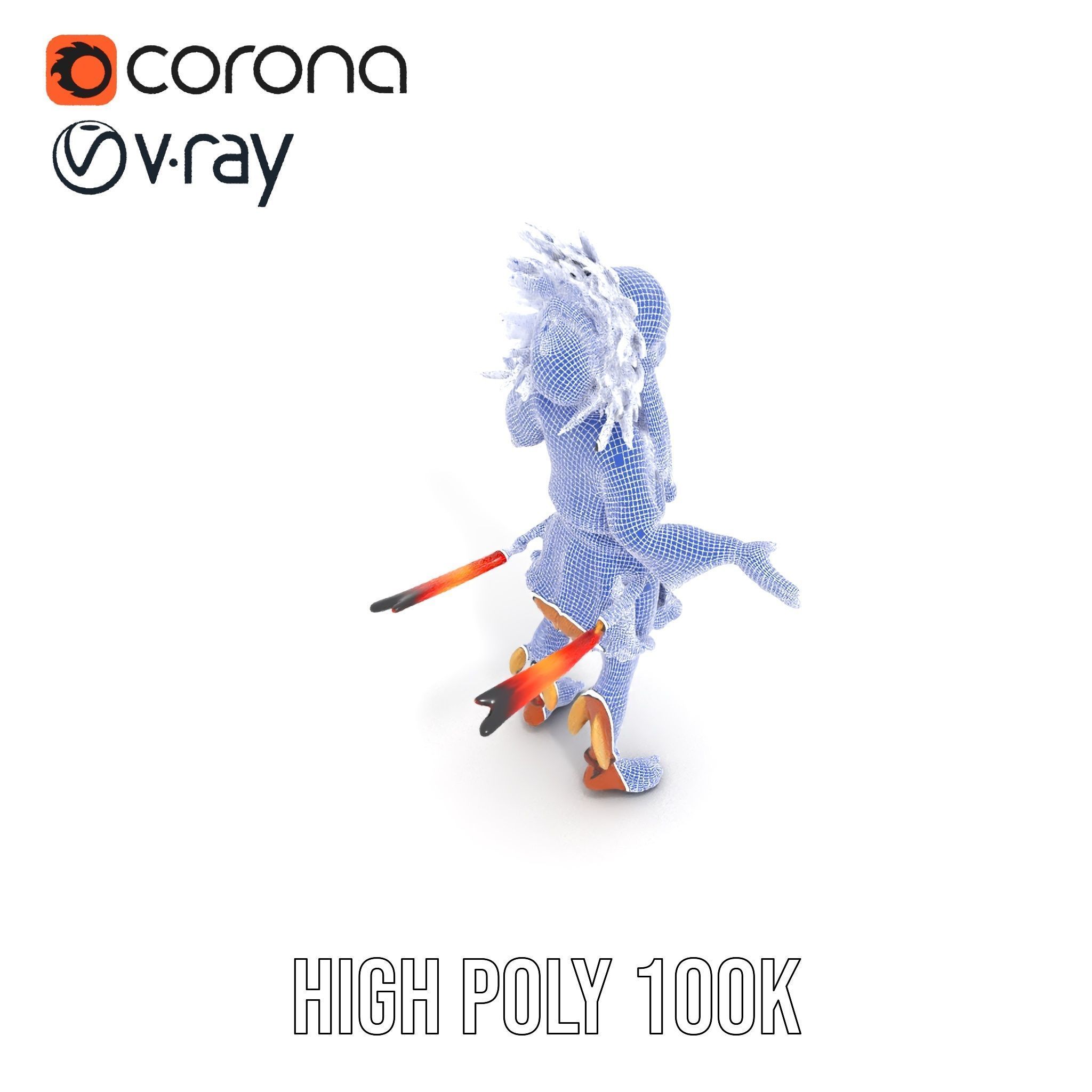 Native American Inspired Child Character Model Rigged and Ani... Low-poly 3D model_17