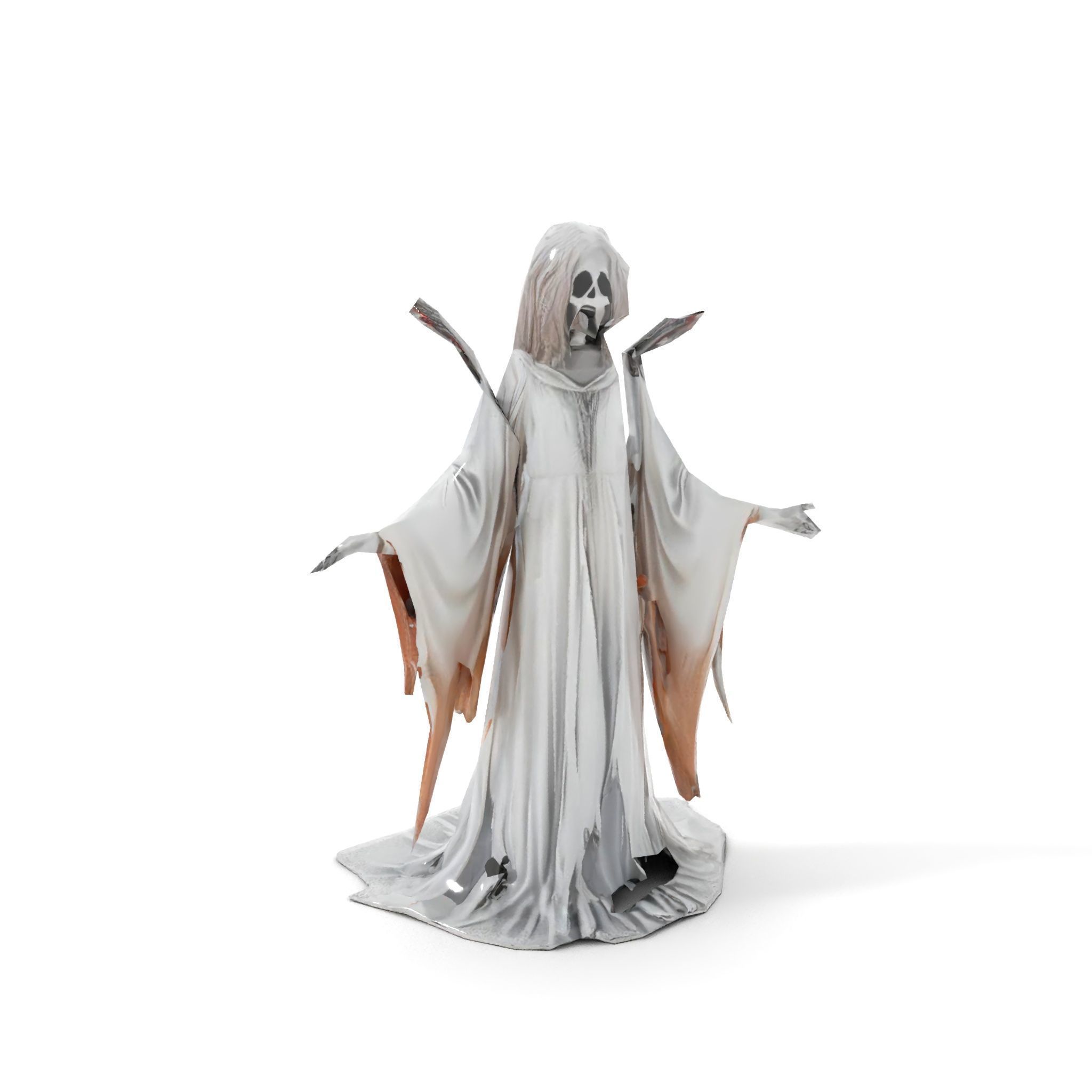 Spectral Ghost Reaper Rigged and Animated D Model Low-poly 3D model_8