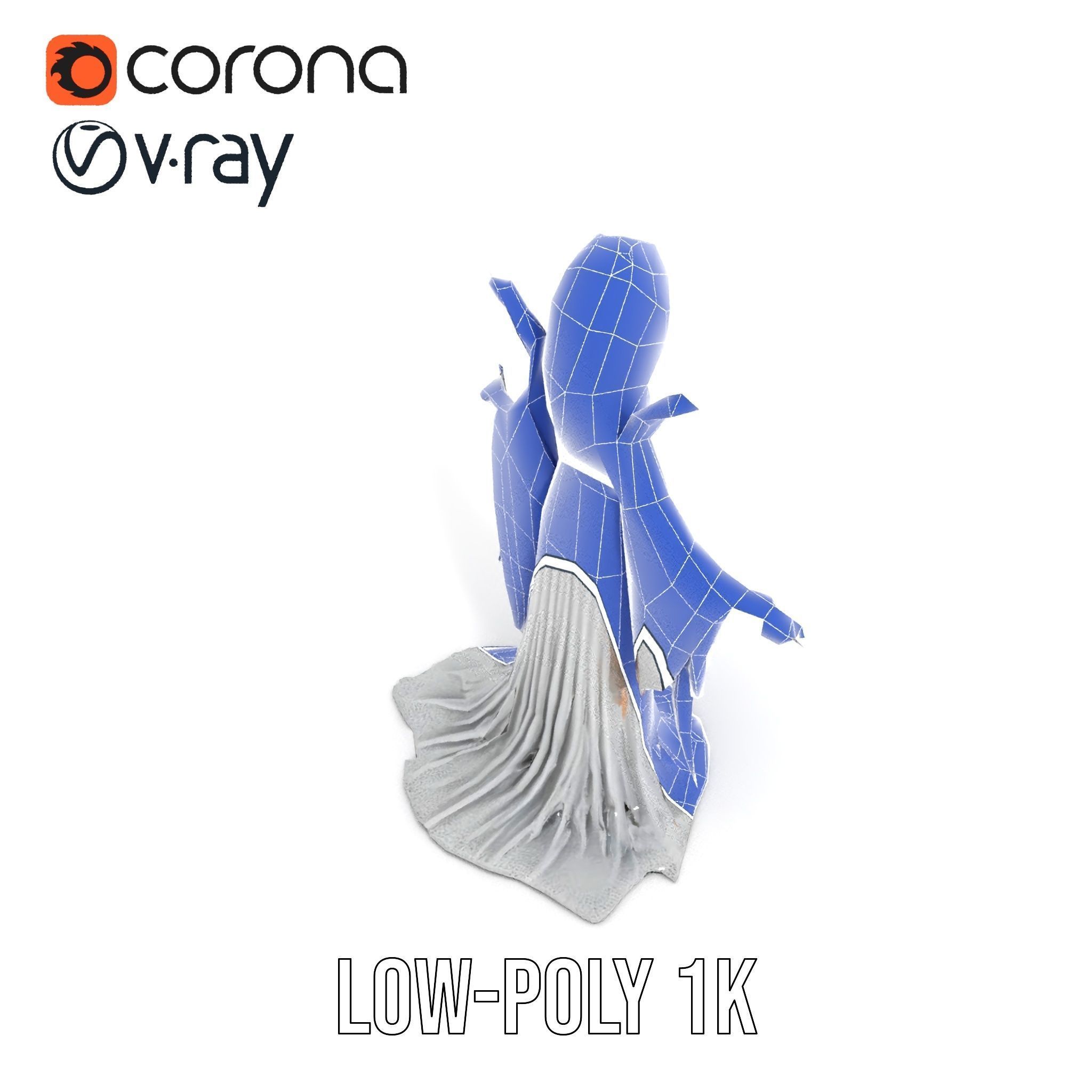 Spectral Ghost Reaper Rigged and Animated D Model Low-poly 3D model_24