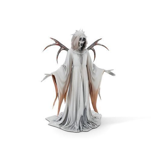 Spectral Ghost Reaper Rigged and Animated D Model Low-poly 3D model