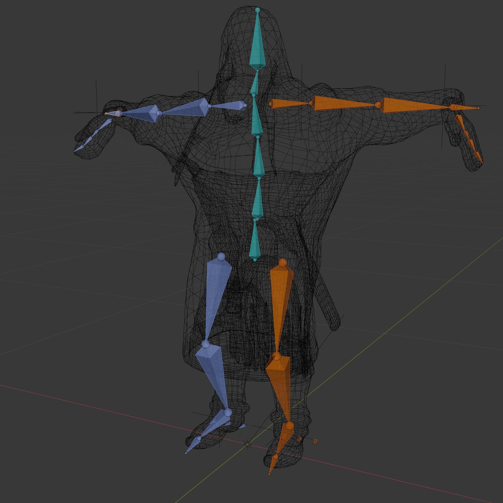 Nordic Warrior Character Rigged and Animated for Games and An... Low-poly 3D model_6