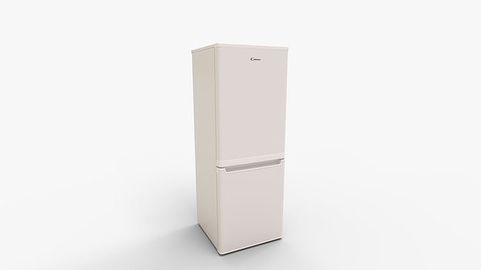 Candy Freestanding fridge White 3D model