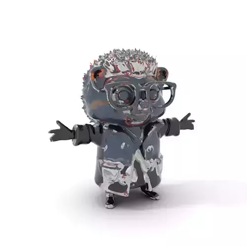 Skeleton Pirate Character Model  Rigged and Animated