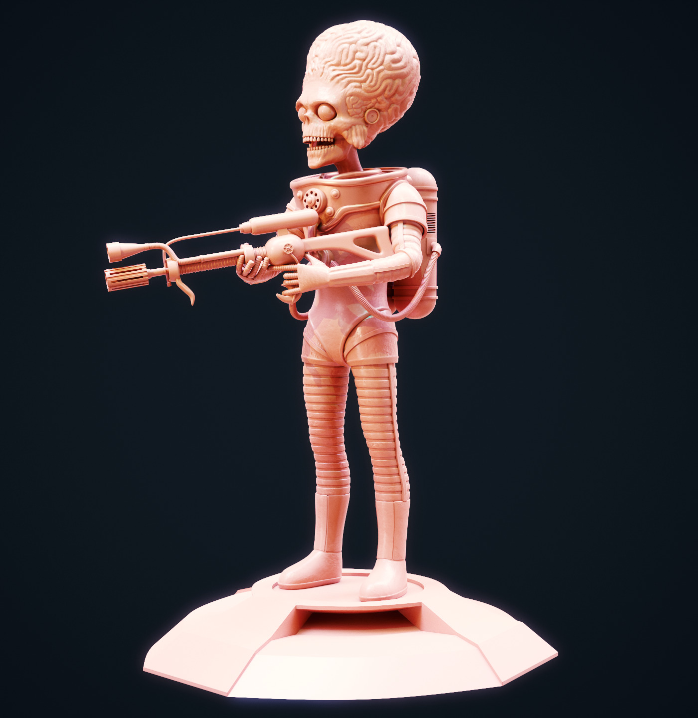 Mars Attacks Martian 3D print model_6