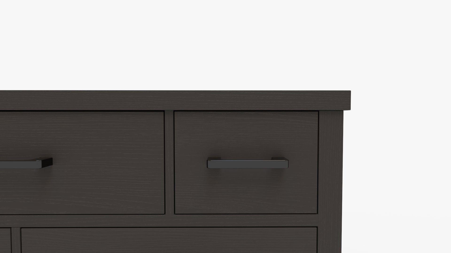 Covetown Dresser In Dark Brown 3D model_7