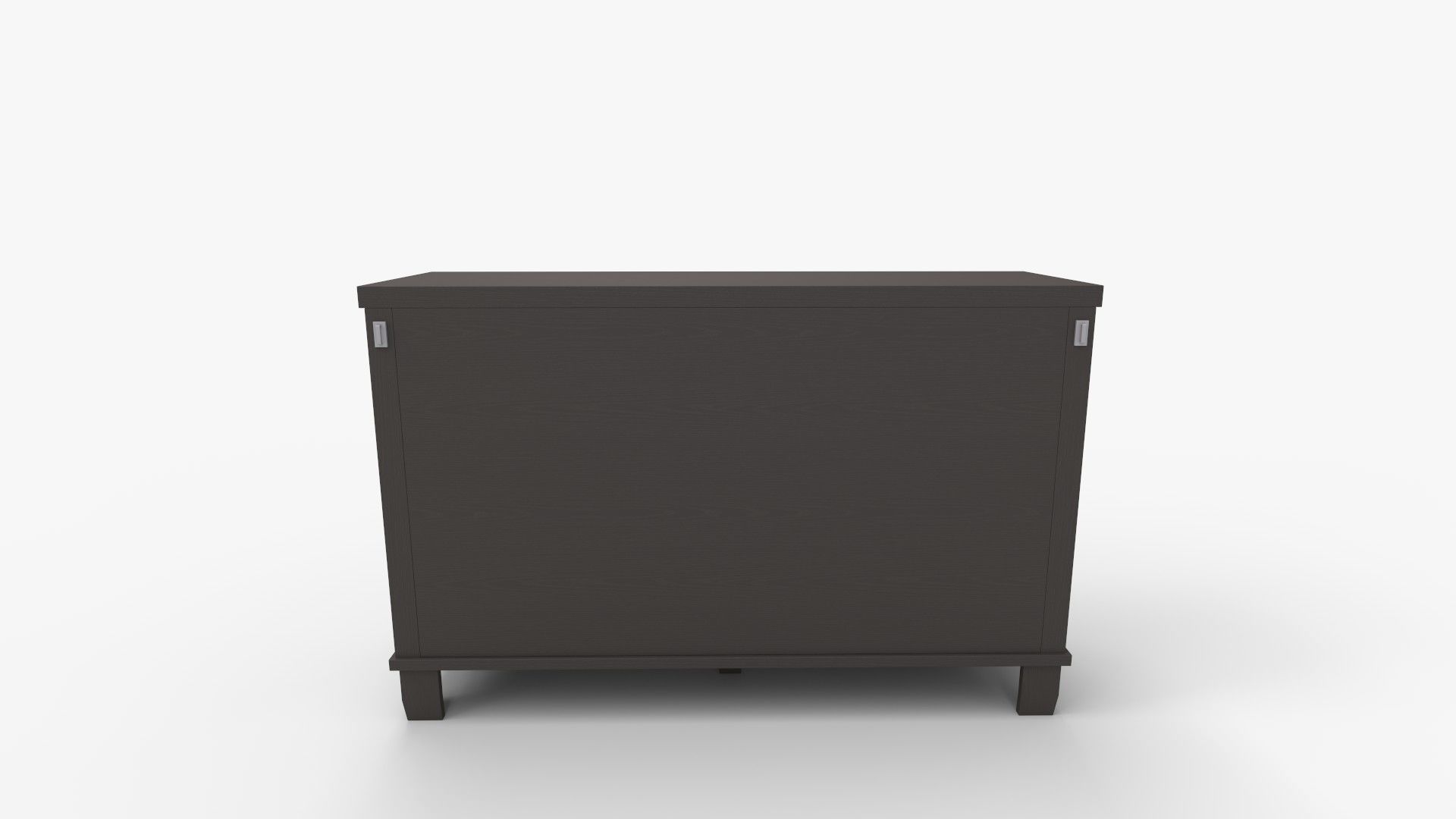 Covetown Dresser In Dark Brown 3D model_4