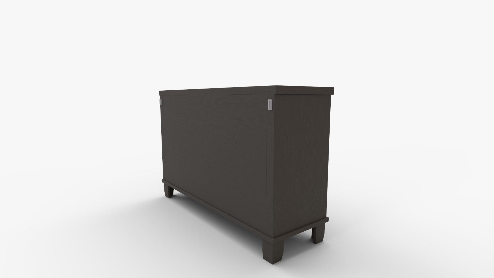 Covetown Dresser In Dark Brown 3D model_3