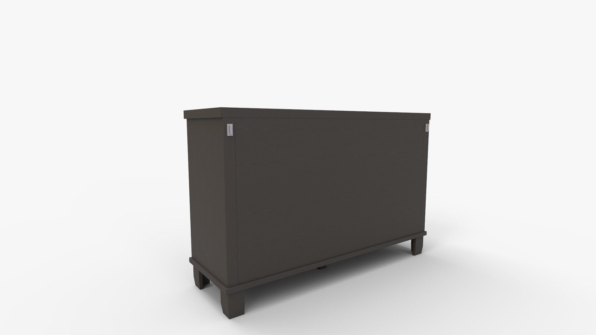 Covetown Dresser In Dark Brown 3D model_5