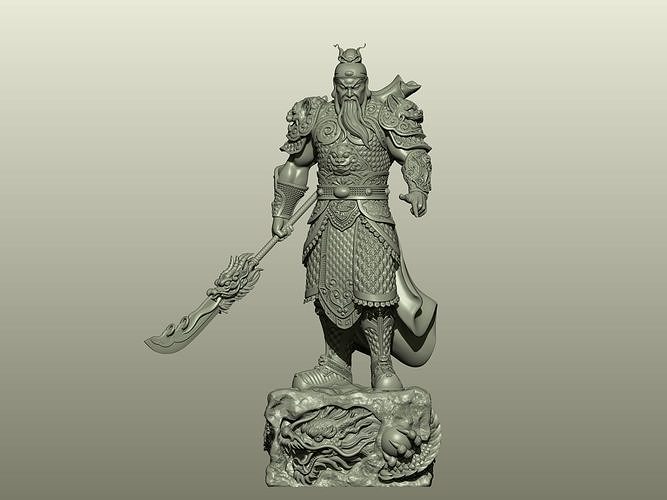 GUAN YU 03 model 3D print model