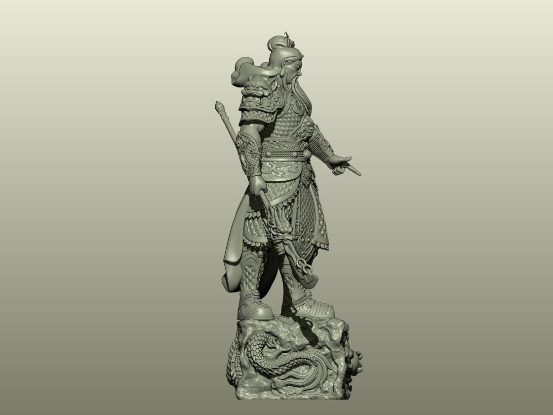 GUAN YU 03 model 3D print model_2