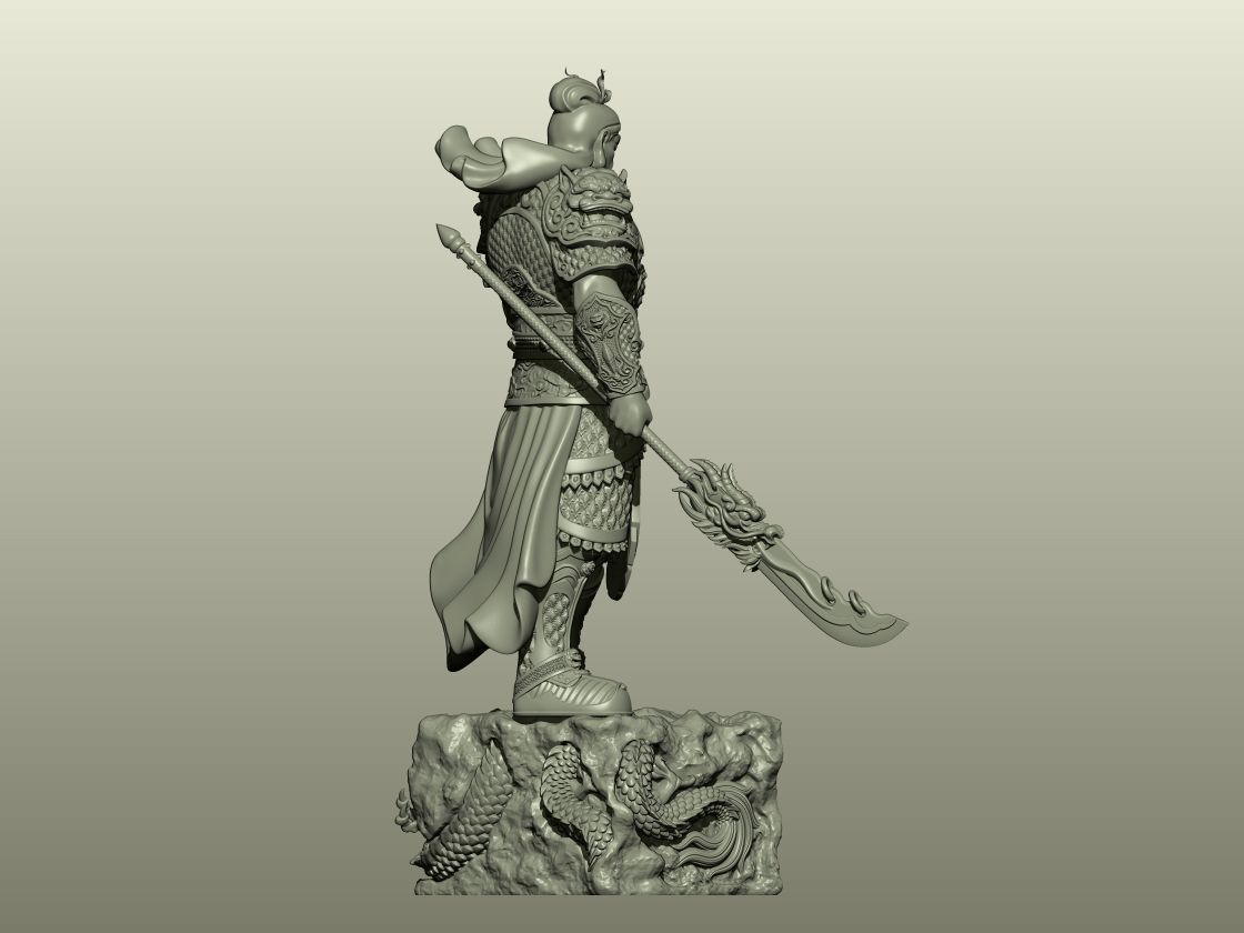 GUAN YU 03 model 3D print model_3