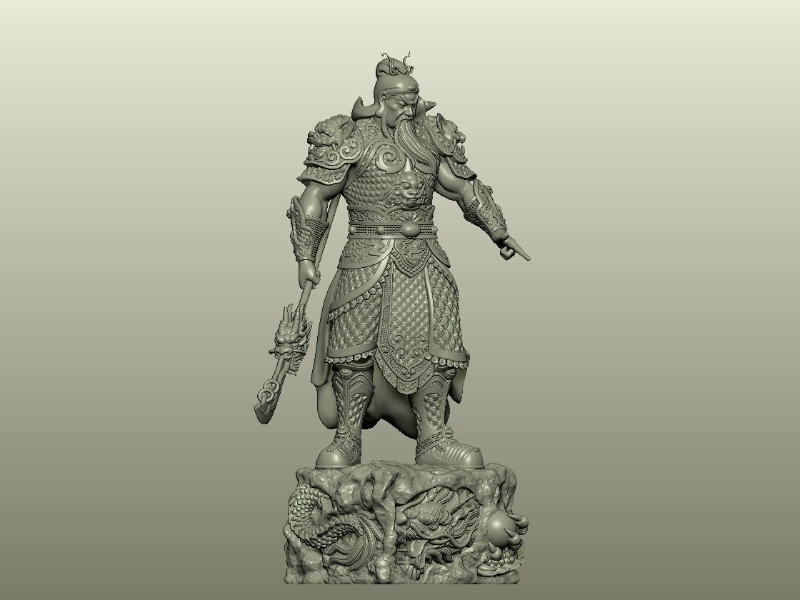 GUAN YU 03 model 3D print model_1