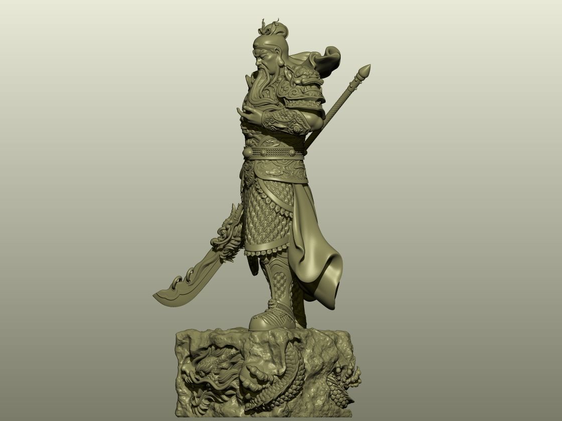 GUAN YU 04 3d print model 3D print model_6