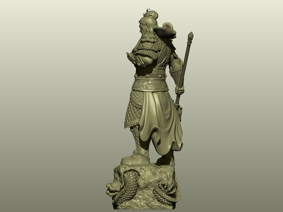 GUAN YU 04 3d print model 3D print model_5