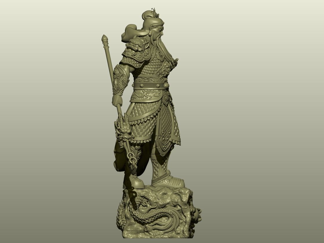 GUAN YU 04 3d print model 3D print model_2